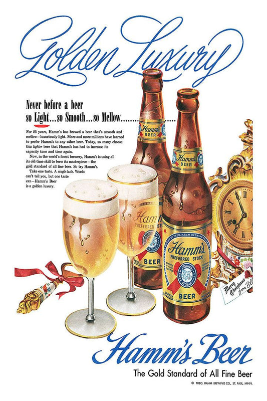 Hamms Beer Miss America Vintage Advertising Beer Wine Jigsaw Puzzle