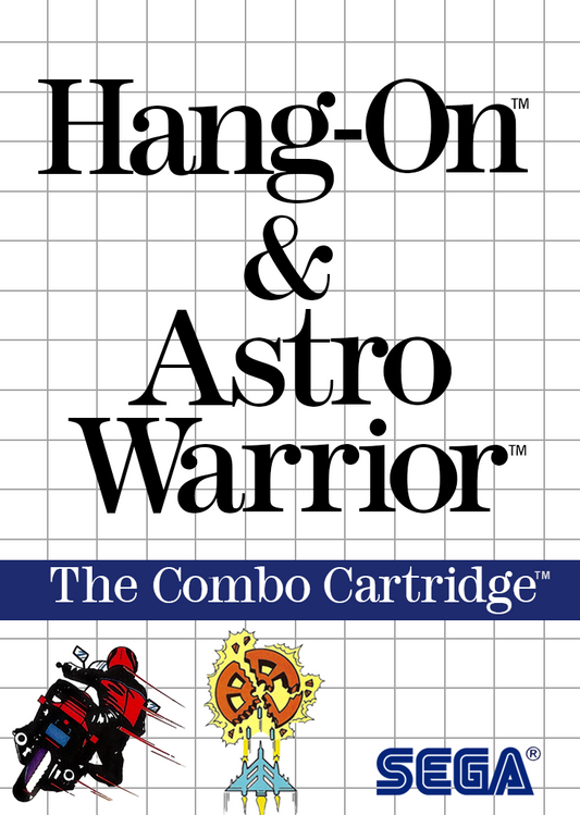 Hang On & Astro Warrior Sega Master System Print Poster