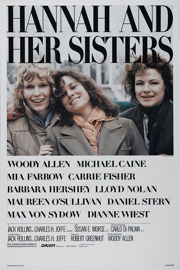 Hannah And Her Sisters Movie Comedy Drama Print Keychain
