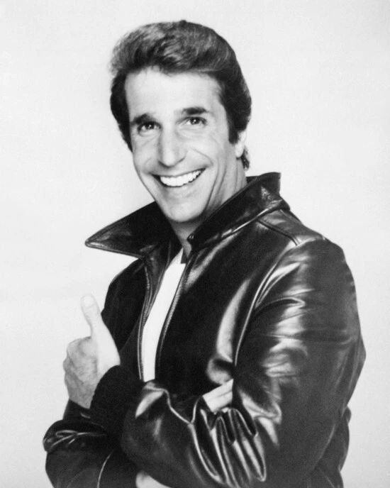 Happy Days Henry Winkler As Fonzie Glossy Keychain 'The Fonz' Keychain 1