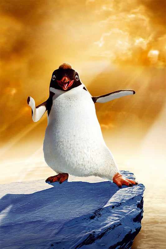 Happy Feet Penguin Anime Williams Wood Art Home Jigsaw Puzzle
