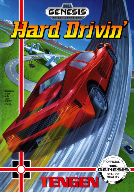Hard Drivin (Usa) Genesis Print Poster