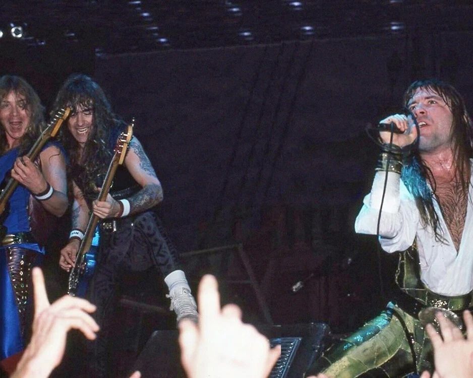 Hard Rock Band Iron Maiden Glossy Magnet Bruce Dickinson, Steve Harris Print 1