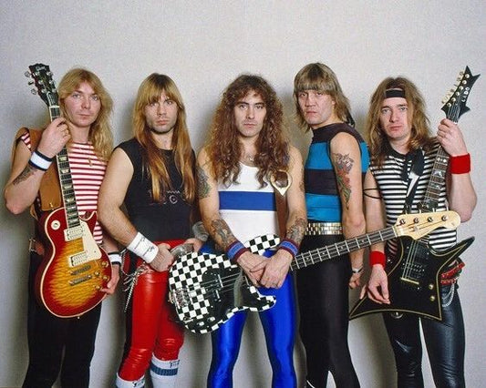 Hard Rock Band Iron Maiden Glossy Keychain Bruce Dickinson, Steve Harris Print 3