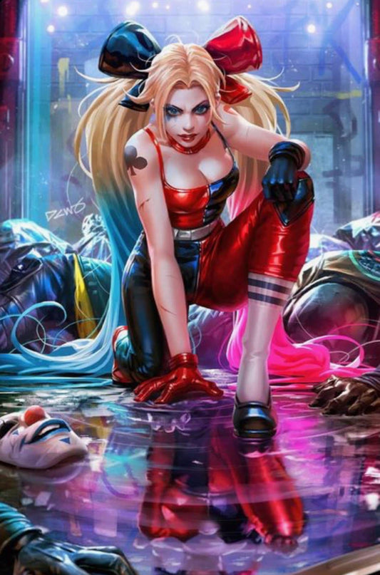 Harley Quinn Dynamic Portrait Print Poster