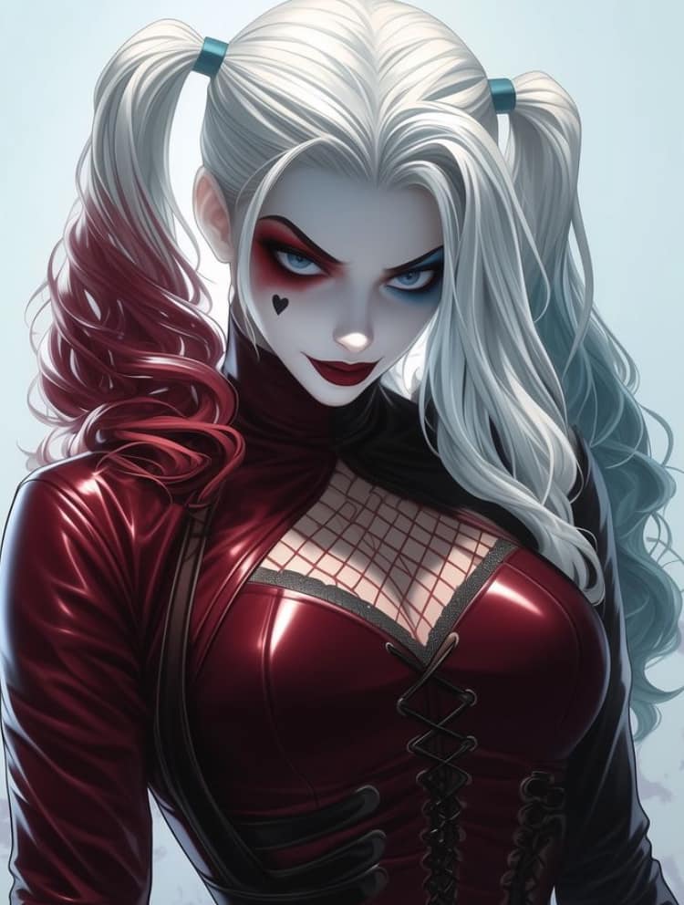 Harley Quinn Portrait (5) Jigsaw Puzzle