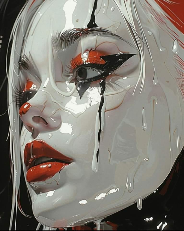 Harley Quinn Style Art 5263 Print Poster