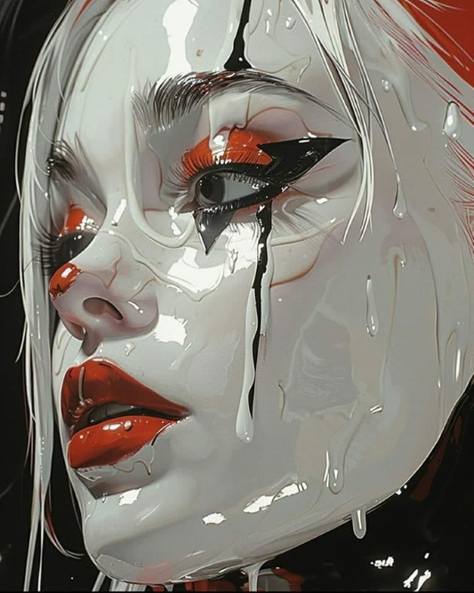 Harley Quinn Style Art 5263 Print Poster