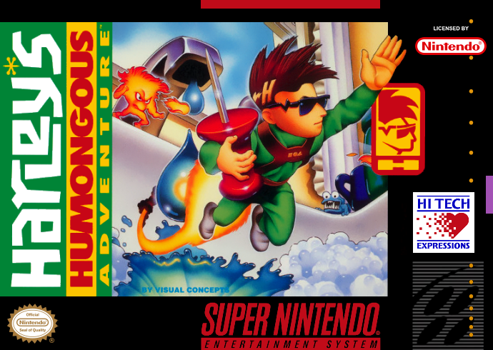 Harley S Humongous Adventure (Usa) Snes Print Poster