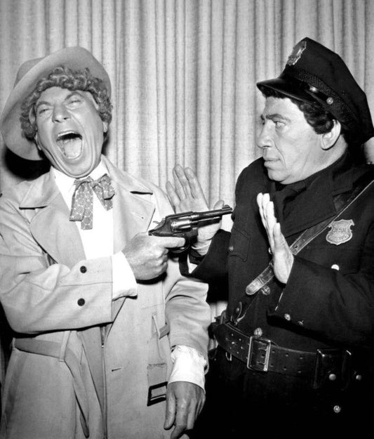 Harpo & Chico Marx The Incredible Jewelry Robbery Movie Poster Photo