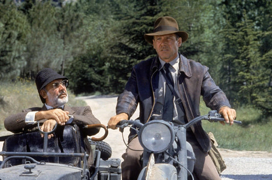 Harrison Ford & Sean Connery In Indiana Jones Movie Keychain Print