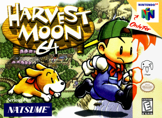 Harvest Moon 64 N64 Print Poster