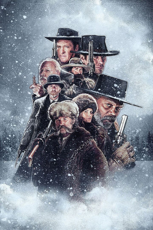 Hateful Eight Vintage Classic Crime Movie Jigsaw Puzzle