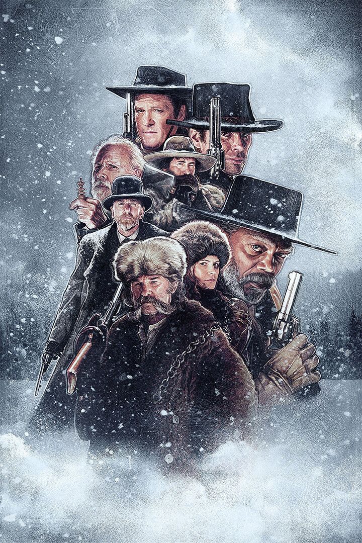 Hateful Eight Vintage Classic Crime Movie Magnet