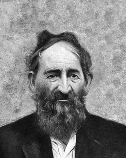 Hatfields Mccoys Feud William 'Devil Anse' Hatfield Glossy Keychain Portrait 1