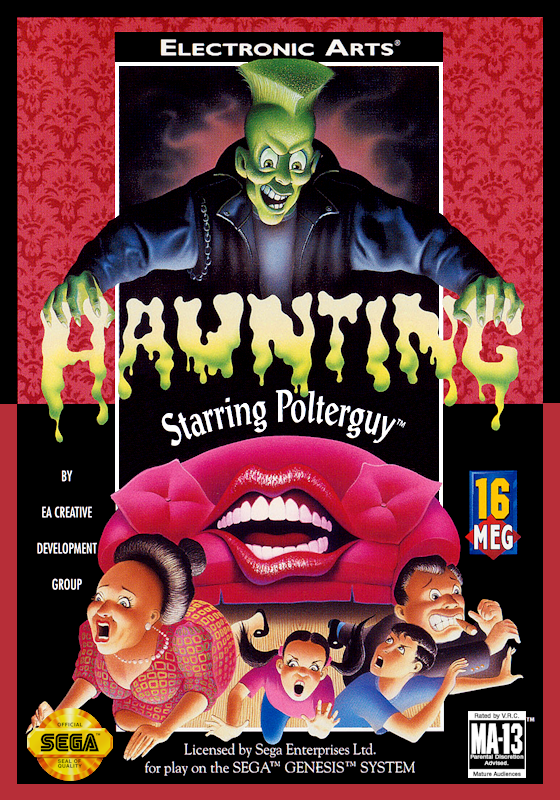 Haunting Starring Polterguy (Usa) Genesis Print Poster