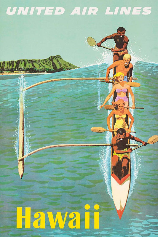 Hawaii 1960S Classic Vintage Style Hawaiian Travel Jigsaw Puzzle