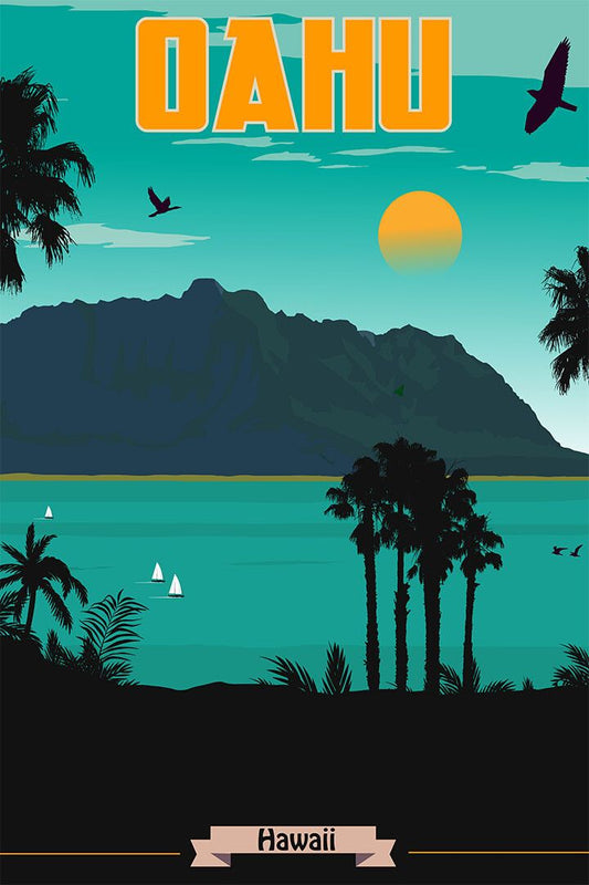 Hawaii Beach Landscape Famous Attractions Sea Jigsaw Puzzle