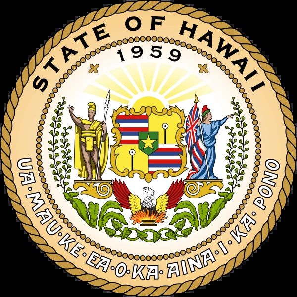 Hawaii State Seal Magnet Picture Magnet Print Island Maui Honolulu Oahu Kauai