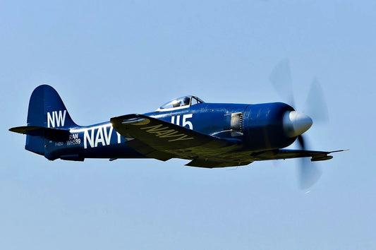 Hawker Sea Fury Navy Plane Military Propeller Aviation Picture Print Photo
