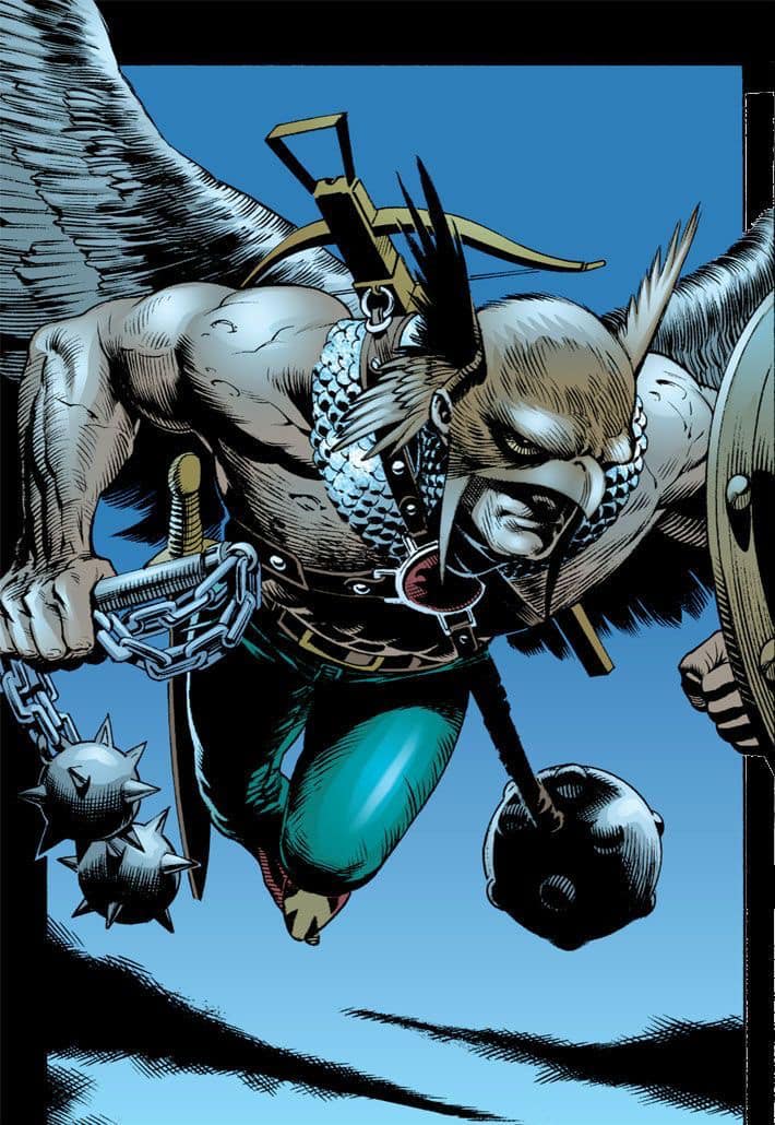 Hawkman Action Portrait Jigsaw Puzzle