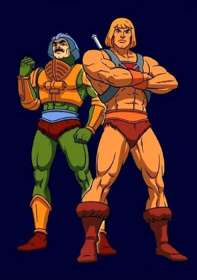 He Man And Skeletor Animated Characters Print Poster