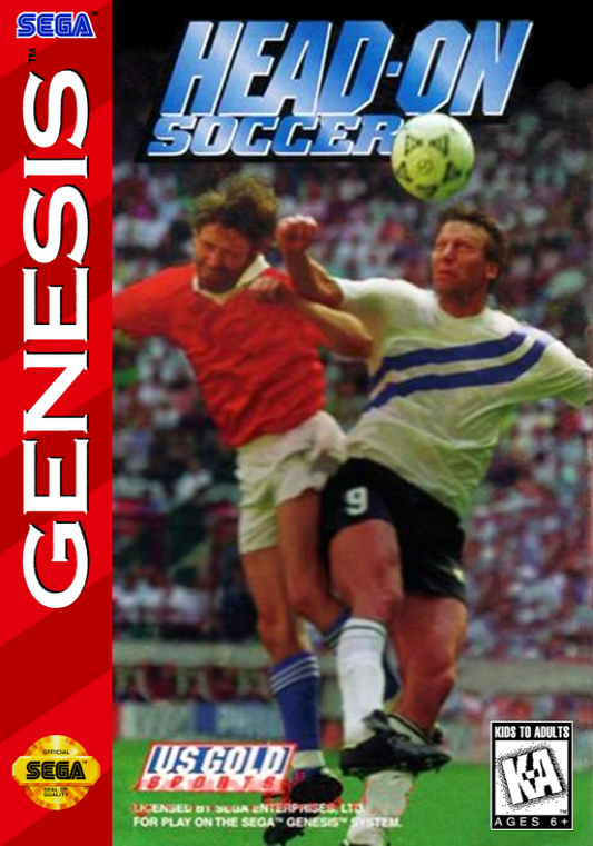 Head On Soccer (Usa) Genesis Print Poster