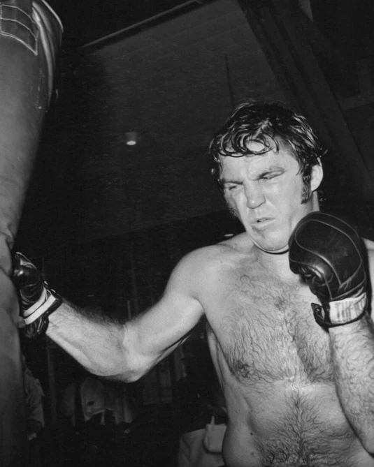 Heavyweight Boxer Jerry Quarry Glossy Keychain Boxing Keychain