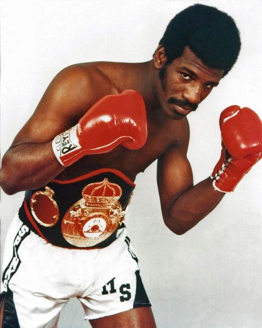 Heavyweight Champ Michael Spinks Glossy Keychain American Boxing Keychain
