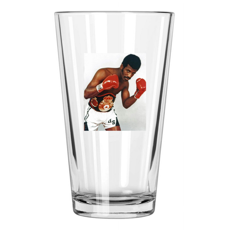 Heavyweight Champ Michael Spinks Photo American Boxing Pint Beer Drinking Glass