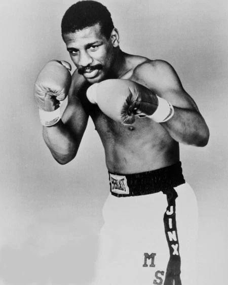 Heavyweight Champ Michael Spinks Glossy Keychain American Boxing Keychain