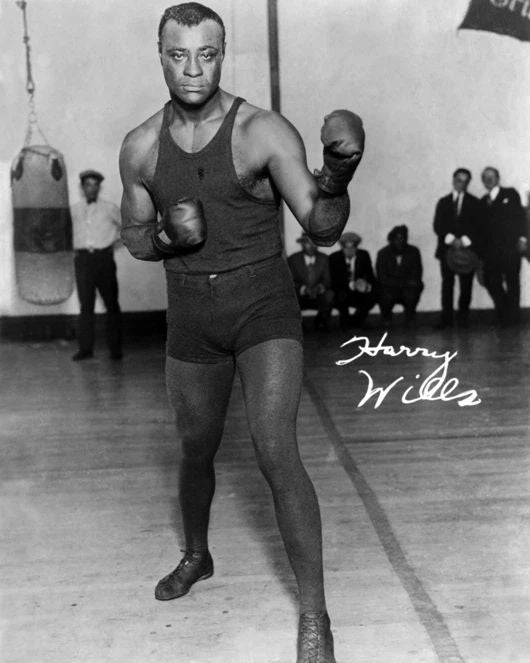 Heavyweight Champion Boxer Harry Wills Glossy Photo Print Boxing Poster