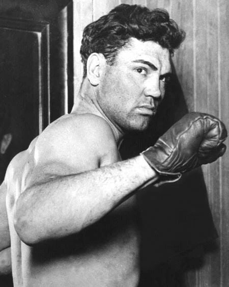 Heavyweight Champion Boxer Jack Dempsey Glossy Boxing Keychain Print