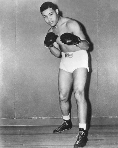 Heavyweight Champion Boxer Joe Louis Glossy Keychain Glossy Boxing Print