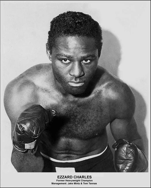 Heavyweight Champion Ezzard Charles Glossy Photo Boxing Vintage Print 1
