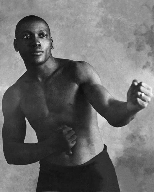 Heavyweight Champion Jack Johnson Glossy Keychain Boxing Print Boxer Keychain 1
