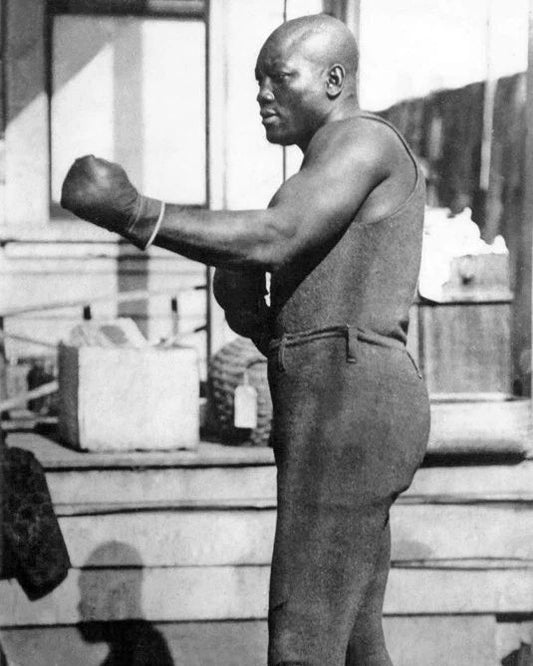 Heavyweight Champion Jack Johnson Glossy Magnet Boxing Print Boxer Magnet