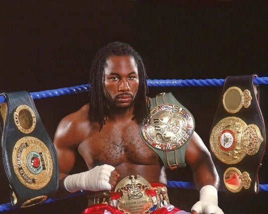 Heavyweight Champion Lennox Lewis Glossy Photo Print Young Boxing Poster