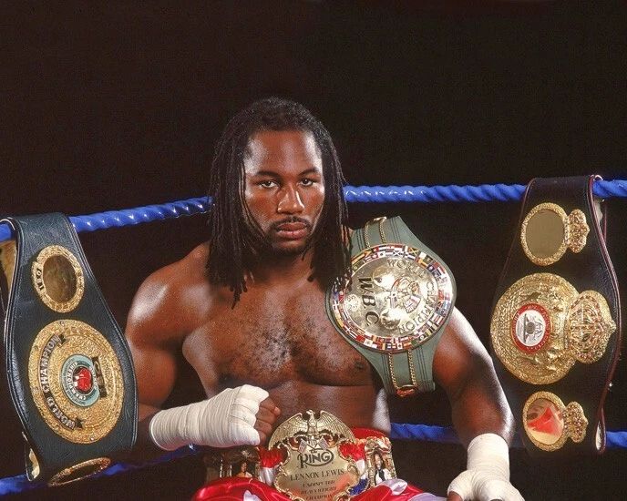 Heavyweight Champion Lennox Lewis Glossy Magnet Print Young Boxing Magnet