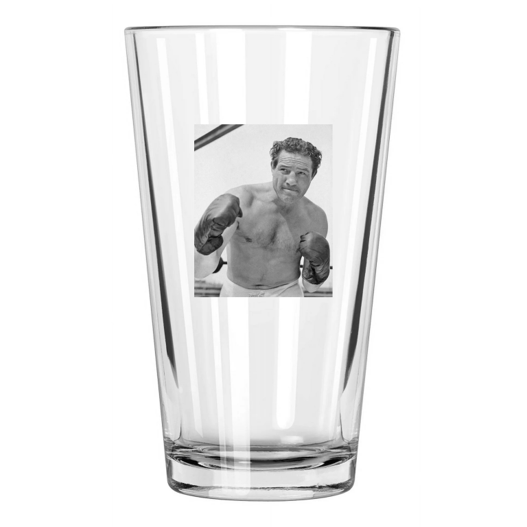 Heavyweight Champion Max Baer Photo Boxing Pint Beer Drinking Glass