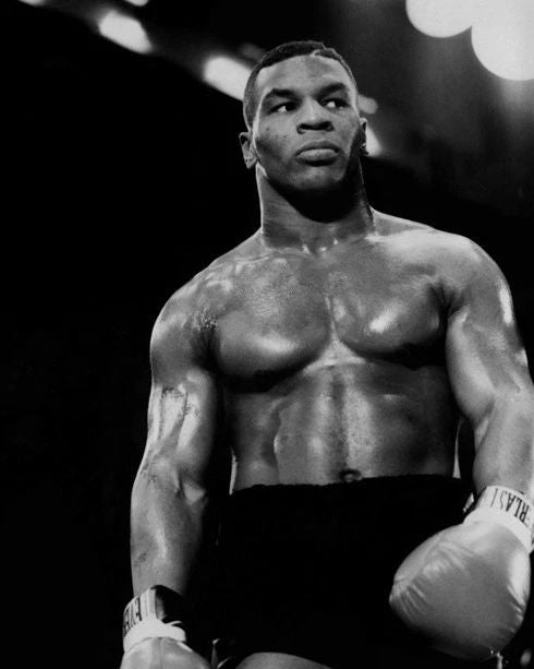Heavyweight Champion Mike Tyson Glossy Photo Boxing Pose Print Poster 1