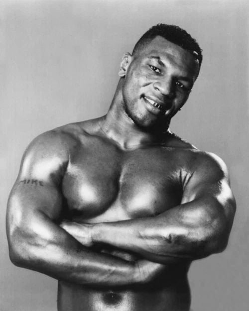 Heavyweight Champion Mike Tyson Glossy Keychain Boxing Pose Keychain 2