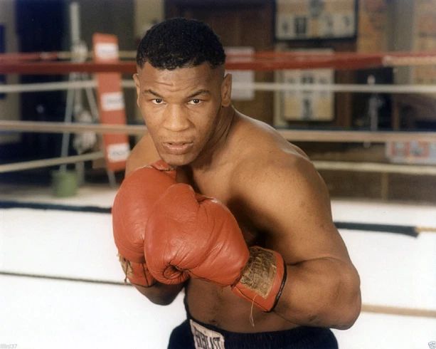 Heavyweight Champion Mike Tyson Glossy Photo Boxing Pose Print Poster 3
