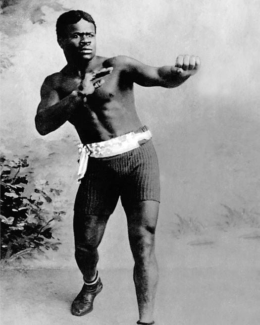 Heavyweight Colored Champion Sam Mcvey Mcvea Glossy Magnet Magnet