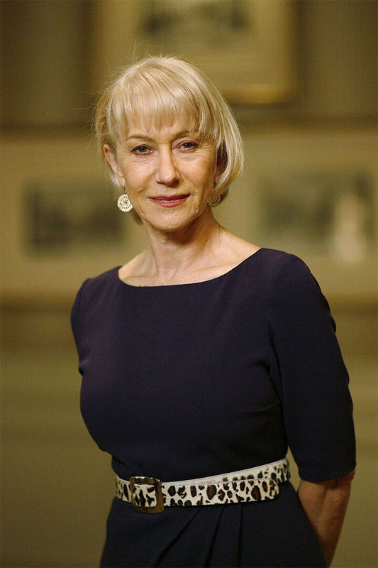 Helen Mirren British Actor Actress Artist Print Jigsaw Puzzle