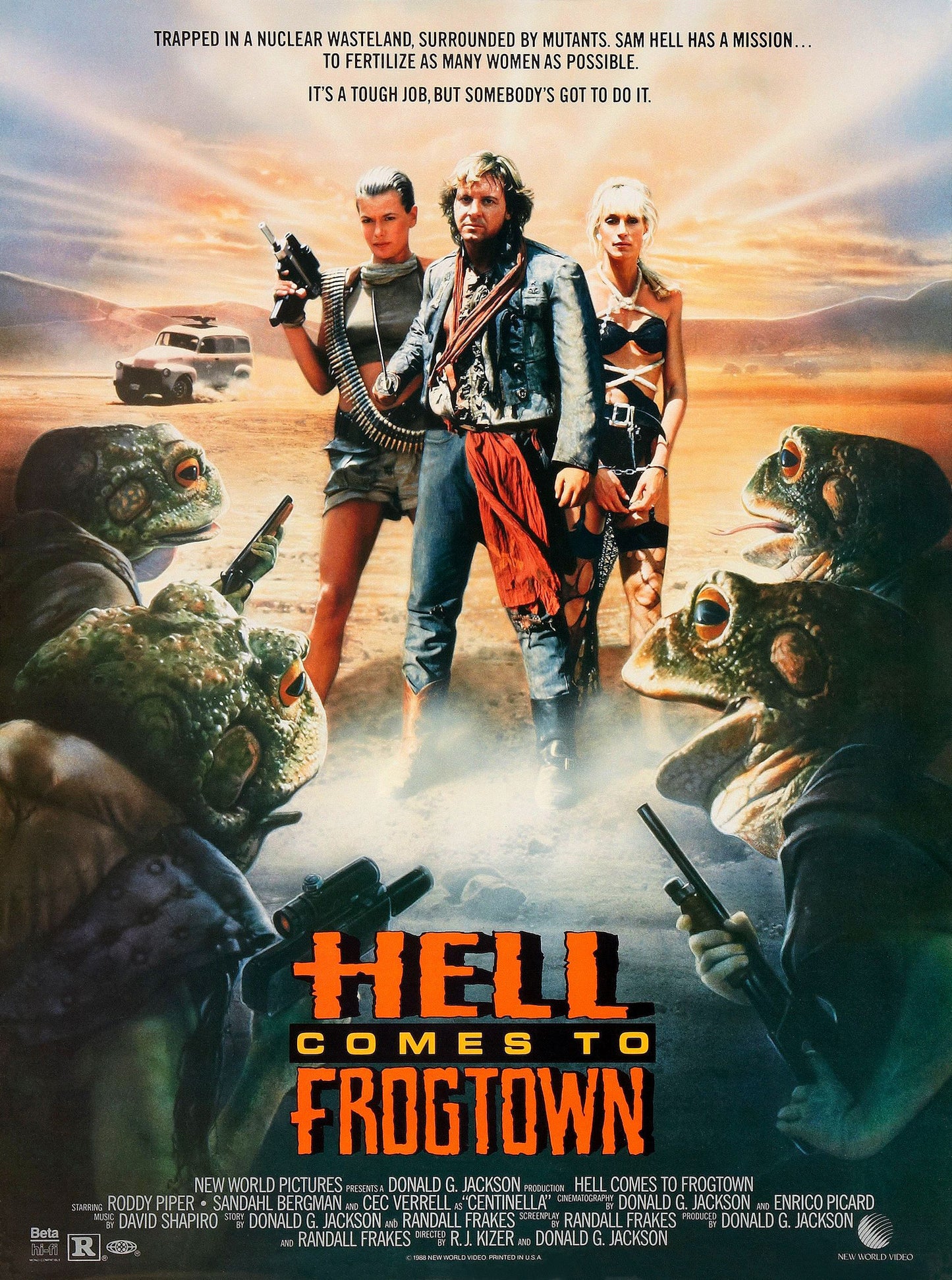 Hell Comes To Frogtown 01 Movie Magnet