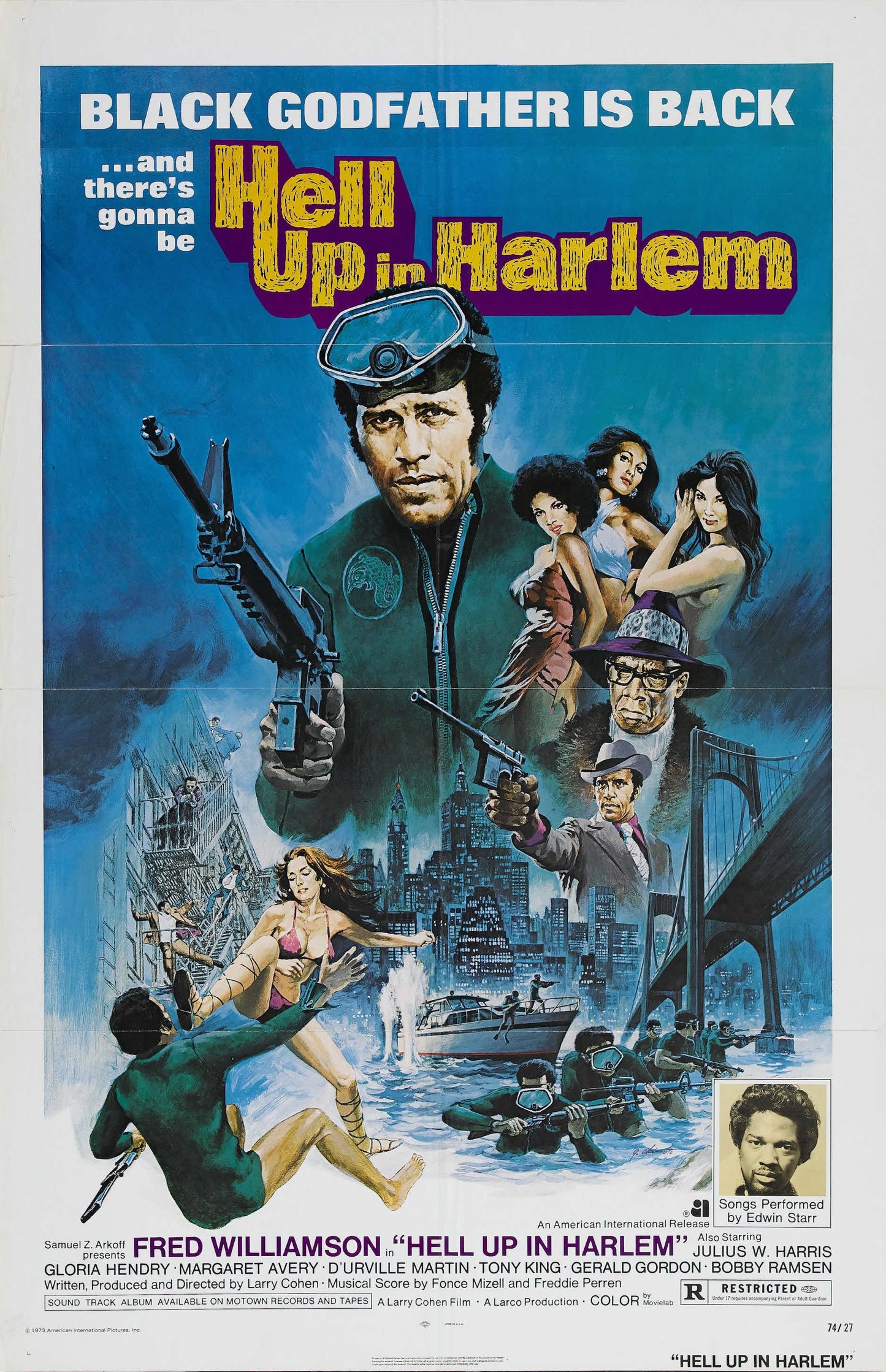 Hell Up In Harlem 01 Movie Magnet