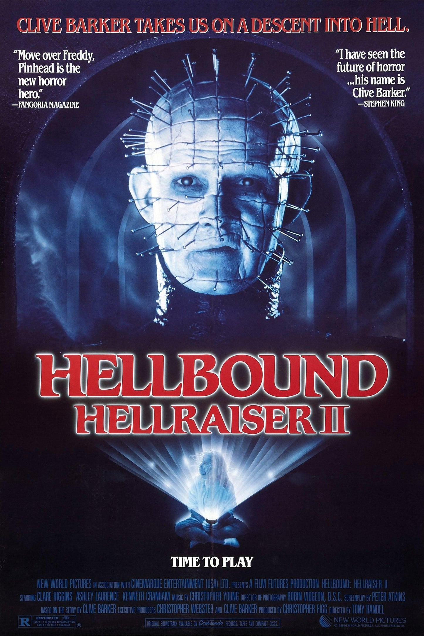 Hellbound Hellraiser Ii (1988) Movie Magnet
