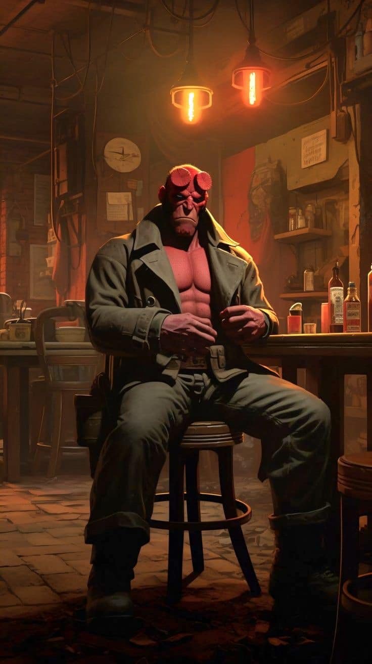 Hellboy Bar Scene Jigsaw Puzzle