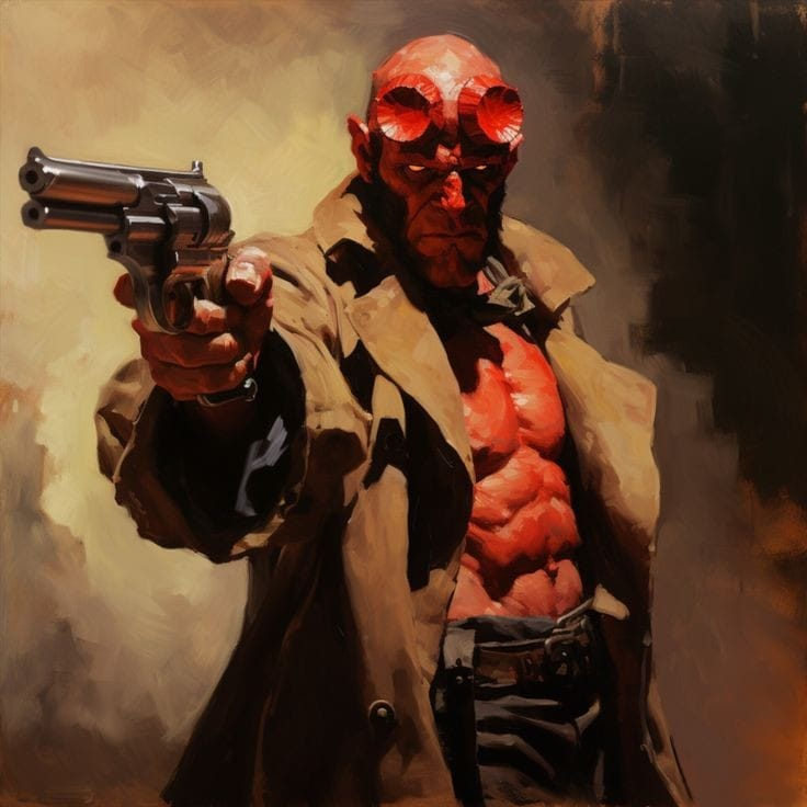 Hellboy 517 Print Poster